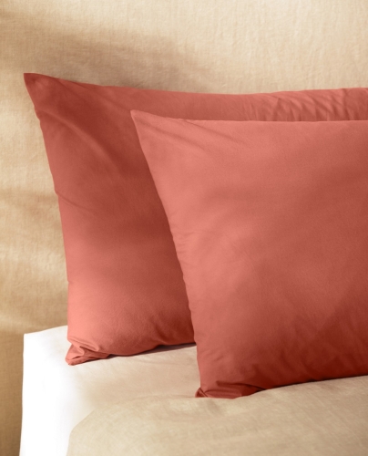 Pillow Cases Washed Florencia Garnet