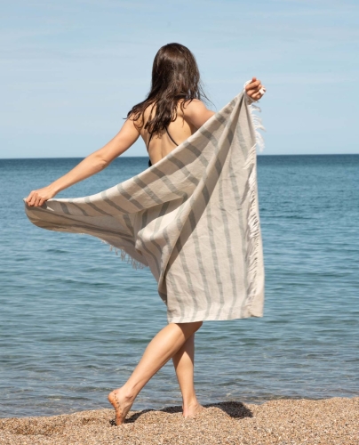 Beach Towel Dora Beige